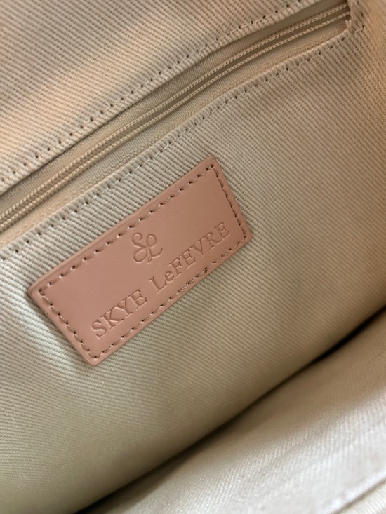 Skye LeFevre Blush Pink Backpack with Gold Accents main image 10